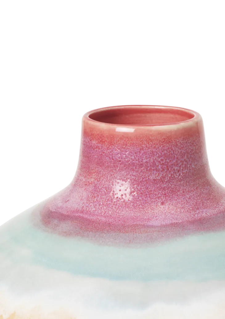 med eple Vase H39 cm